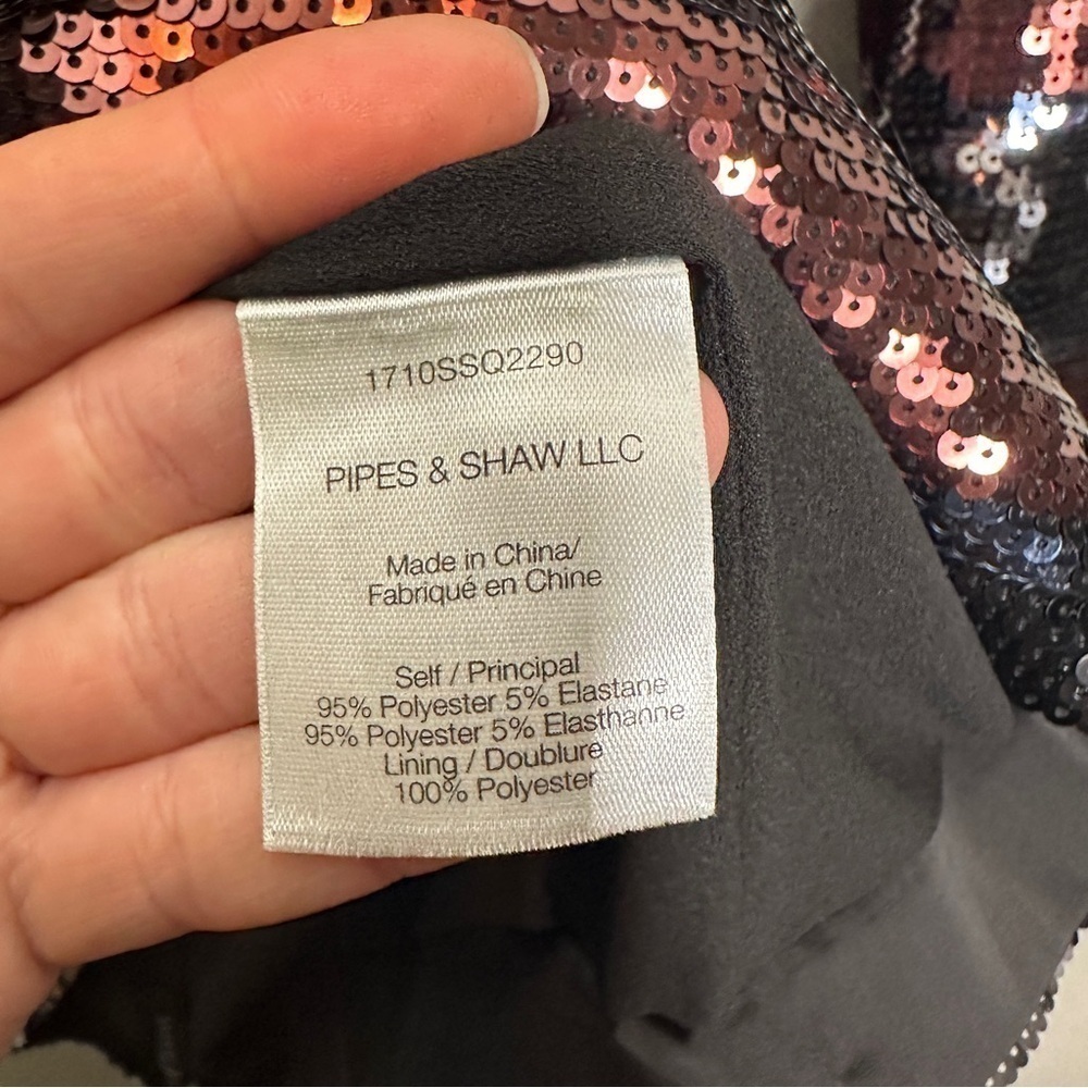 Veronica Beard Breakers jeweled- neck sequin mini dress - Picture 7 of 11